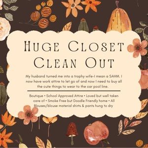 BIG CLOSET CLEAN OUT COMING 💕